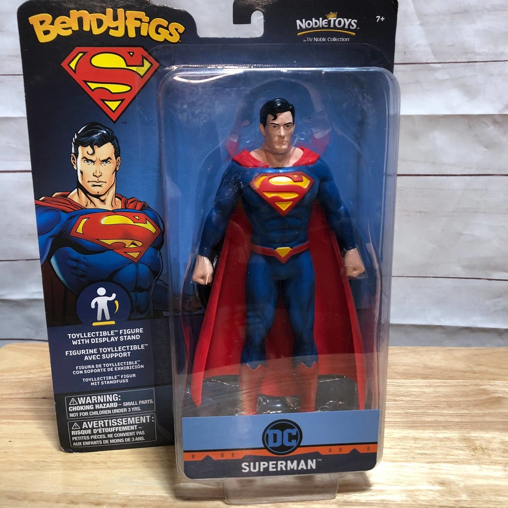 BendyFigs Superman DC Noble Toys New